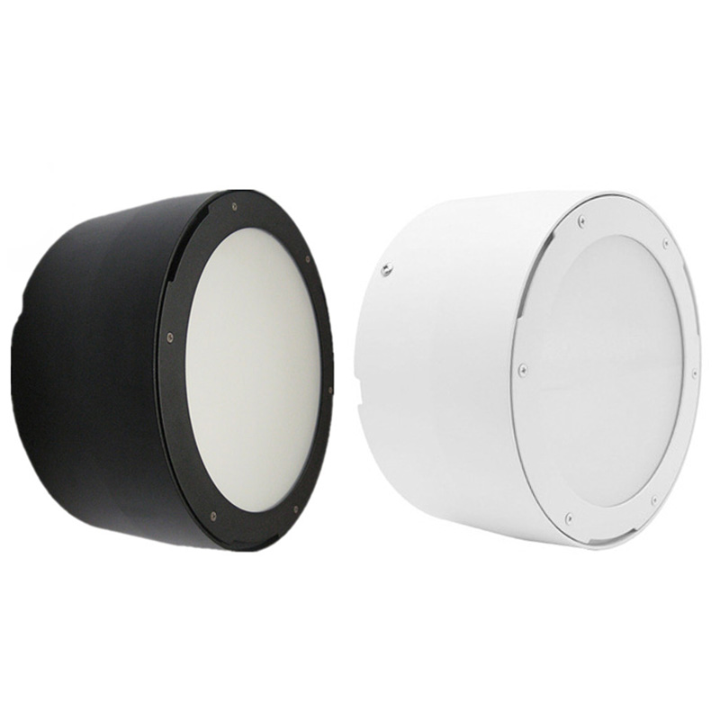 Outdoor Flat LED Surface Mount Can Lights Large Cylinder Disk Flood Downlights